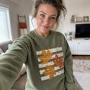  Maple Leaves, Vintage Stripes, Vintage Fall Sweatshirt