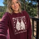 Can We Hang Forever, Cute Hanging Bats, Stars Moons, Romantic Gothic Text Sweatshirt