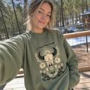  Western, Cow Skull, Flowers, Country, Cowboy Sweatshirt