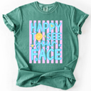  Happy To See Your Face, Trending Stripes, Teacher, Student, Back To School Comfort Colors T-Shirt