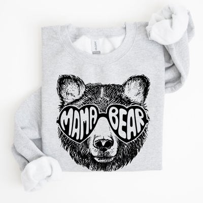 Mama Bear Mother's Day Tribute To Moms And Their Little Ones Design From The Heart Cozy Fleece Sweatshirt