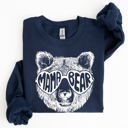  Mama Bear Mother's Day Tribute To Moms And Their Little Ones Design From The Heart Cozy Fleece Sweatshirt