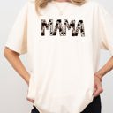 XL Ivory Cream Mama Cow Print Retro Vintage Farmhouse Charm Nostalgic Artwork For Everyday Wear Comfort Colors Tee