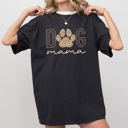 XXL Black Dog Mama Retro Vintage Classic Cozy Dog Lover Art Print For Dog Parents And Friends Everywhere Comfort Colors Tee