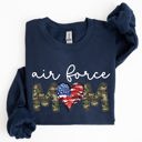 Large Navy Air Force Mom Military Armed Forces Mother's Day Pride And Honor For Heroes Sweatshirt