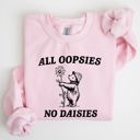  All Oopsies No Daisies Cute Bear Illustration Premium Cozy Everyday Comfort Sweatshirt