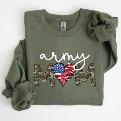 Army Mom Proud Of My Military Family And Armed Forces Mother's Day Edition Sweatshirt