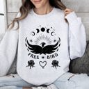 XXL Ash Light Gray Free Bird Music Concert Western Inspired Freedom Rodeo Themed Vintage Spirit Sweatshirt