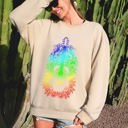 Medium Sand Guitar With Roses Sweatshirt