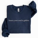 Small Navy Honey Your Soul Is Golden Sweatshirt