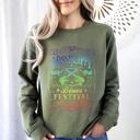 Small Military Green Mississippi Blues Festival Concert Poster Vintage Limited Edition Heritage Sweatshirt