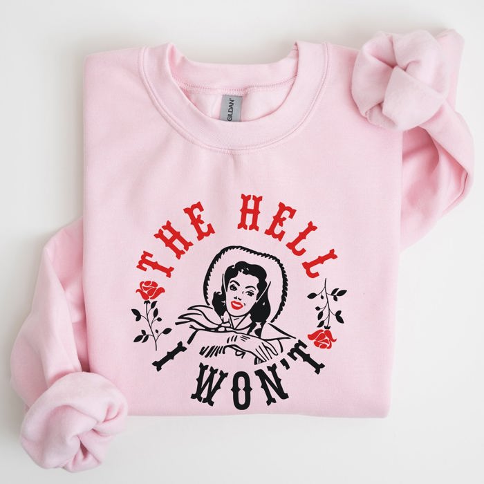 The Hell I Won't, Roses Sweatshirt