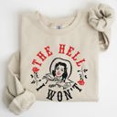 Medium Sand The Hell I Won't, Roses Sweatshirt