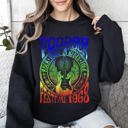 Medium Black Voodoo Rock Festival Concert Poster Artwork Edition Premium Graphic Deluxe Sweatshirt