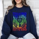XXXL Navy Voodoo Rock Festival Concert Poster Artwork Edition Premium Graphic Deluxe Sweatshirt