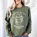 XXXL Military Green Whose Bed Have Your Boots Been Under In Country Music Lyrics Western Style Sweatshirt