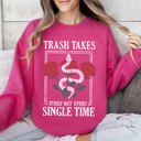 XXL Heliconia Bright Pink Trash Takes Itself Out Live Concert Music Lyrics Limited Edition Exclusive Sweatshirt