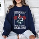 XXXL Navy Trash Takes Itself Out Live Concert Music Lyrics Limited Edition Exclusive Sweatshirt