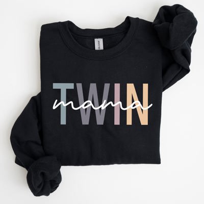 Twin Mama Mom Of Twins Motherhood Proud Forever Striving Everyday Joyful Comfort For Moms Sweatshirt