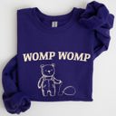 Medium Purple Womp Womp Sad Bear Balloon Meme Aesthetic Funny Graphic Limited Edition Sweatshirt