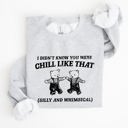  Chill Bears Meme Aesthetic Funny Cozy Chill Vibes Edition Limited Release Sweatshirt