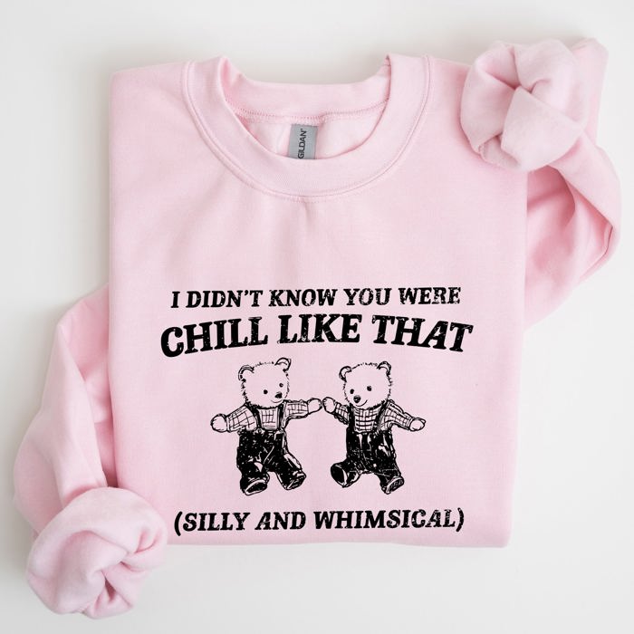 Chill Bears Meme Aesthetic Funny Cozy Chill Vibes Edition Limited Release Sweatshirt