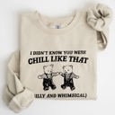 XL Sand Chill Bears Meme Aesthetic Funny Cozy Chill Vibes Edition Limited Release Sweatshirt