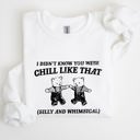 XXXL White Chill Bears Meme Aesthetic Funny Cozy Chill Vibes Edition Limited Release Sweatshirt