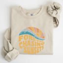 XXXL Sand Forever Chasing Sunsets Beach Retro Sweatshirt