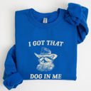 XXL Royal Blue I Got That Dog In Me Raccoon Meme Laughing At The Internet Everyday Today Sweatshirt