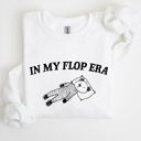  In My Flop Era Bear Meme Aesthetic Signature Edition Cozy Vintage Playful Premium Sweatshirt