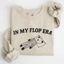 XL Sand In My Flop Era Bear Meme Aesthetic Signature Edition Cozy Vintage Playful Premium Sweatshirt
