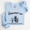 Small Light Blue Not Having A Good Time Raccoon Meme Expression Of Internet Humor Edition Sweatshirt