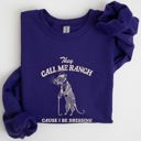 Medium Purple They Call Me Ranch Rat Meme Iconic Internet Meme For Bold Streetwear Statement Sweatshirt