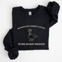 Small Black Toughest Battles Silliest Soldier Goose Meme Aesthetic Humor Premium Cotton Sweatshirt