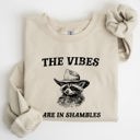 XXL Sand Vibes Are In Shambles Raccoon Meme Collector's Edition Cozy Nights Limited Run Sweatshirt