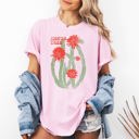 XXL Blossom Light Pink Joshua Tree National Park Festival Concert Desert Night Skyline Comfort Colors Tee