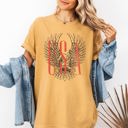 XL Mustard USA Eagle Festival Summer Concert Patriotism Under Wide Open Skies And Canyon Sunsets Comfort Colors Tee