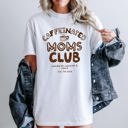  Caffeinated Mom's Club Coffee Lovers Americana Mother's Day Edition Comfort Colors Tee
