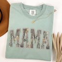 XXXL Bay Light Sage Mama Camo Leopard Print Checkered Pattern Mother's Day Designed For Busy Moms Comfort Colors Tee