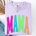  Mama Leopard Print Vintage Varsity Checkered Mom Life Everyday Style Chic Lifestyle Comfort Colors Tee