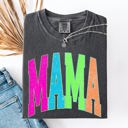XXXL Pepper Dark Gray Mama Leopard Print Vintage Varsity Checkered Mom Life Everyday Style Chic Lifestyle Comfort Colors Tee