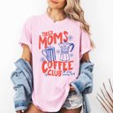 XXL Blossom Light Pink Tired Moms Coffee Club Vintage Cherry Edition Premium Soft Graphic Comfort Colors Tee