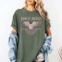 Small Moss Dark Green Free Bird Vintage Rock Anthem Retro Concert Classic Jam Session Memorial Edition Limited Comfort Colors Tee