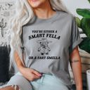 XXXL Granite Light Gray Are You A Smart Fella Or Fart Smella Bear Meme For Realists Everywhere Comfort Colors Tee