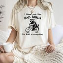 XXXL Ivory Cream Bad Girls Raccoon Funny Aesthetic Meme Edition Limited Release Comfort Colors Tee