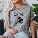 XXL Granite Light Gray Bad Girls Raccoon Funny Aesthetic Meme Edition Limited Release Comfort Colors Tee