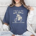 XXL Denim Blue Bad Girls Raccoon Funny Aesthetic Meme Edition Limited Release Comfort Colors Tee