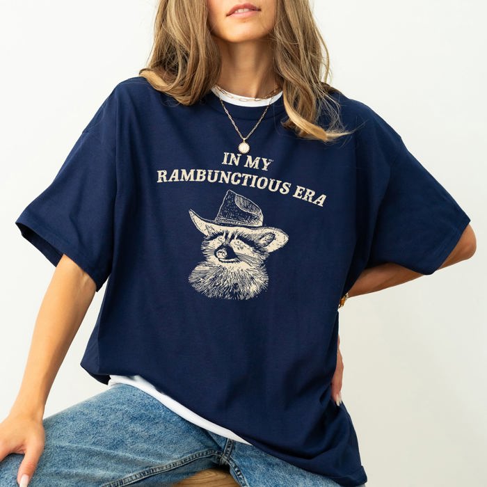 Rambunctious Era Limited Edition Raccoon Meme Aesthetic Funny Comfort Colors Tee
