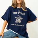 XL Navy Vibes Are In Shambles Raccoon Meme Edition Version 2024 Limited Release Comfort Colors Tee
